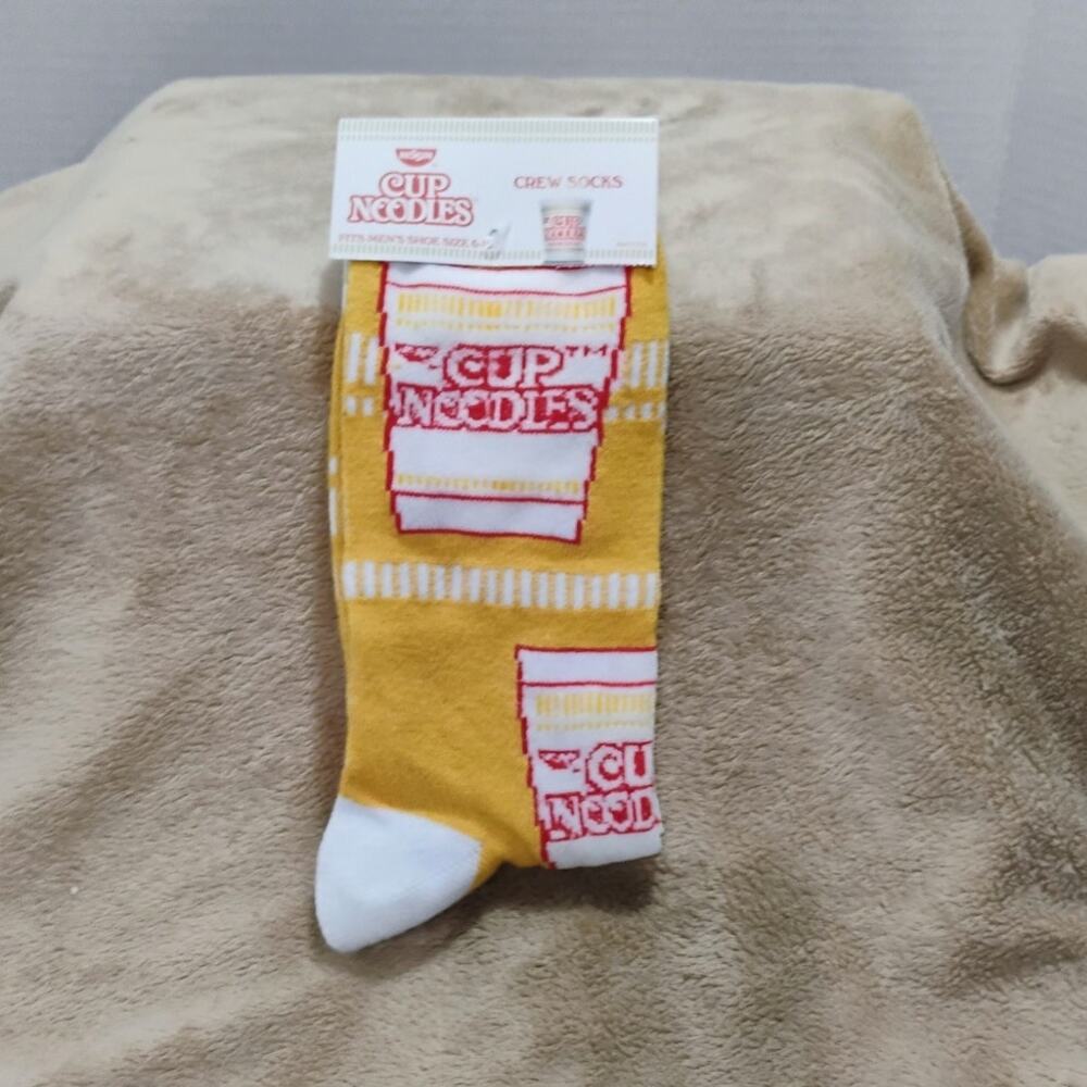 Nissin Cup O Noodles Crew Socks Unisex Novelty Socks